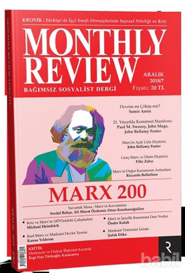 Picture of Monthly Review Bağımsız Sosyalist Dergi Aralık 2018/7