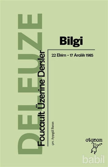 Picture of Bilgi Foucault Üzerine Dersler