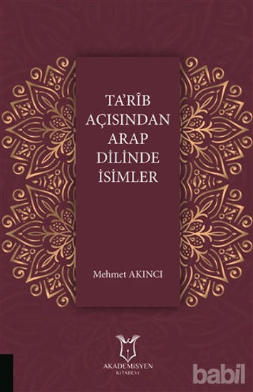 Picture of Ta'rib Açısından Arap Dilinde İsimler