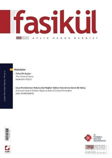 Picture of Fasikül Aylık Hukuk Dergisi Sayı: 78