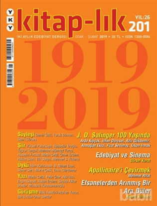 Picture of Kitap-lık Dergisi Sayı: 201 Ocak - Şubat 2019