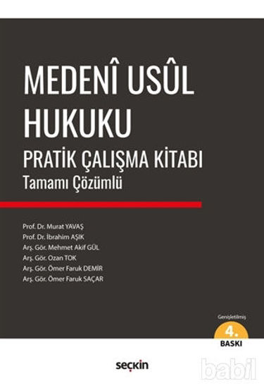 Picture of Medeni Usul Hukuku Pratik Çalışma Kitabı (Tamamı Çözümlü)