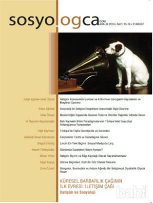 Picture of Sosyologca Dergisi: 15 - 16