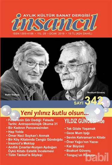 Picture of İnsancıl Aylık Kültür Sanat Dergisi Sayı: 342 Ocak 2019