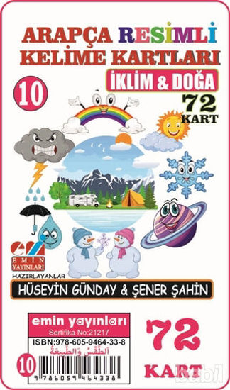 Picture of İklim ve Doğa - Arapça Resimli Kelime Kartları 10 72 Kart