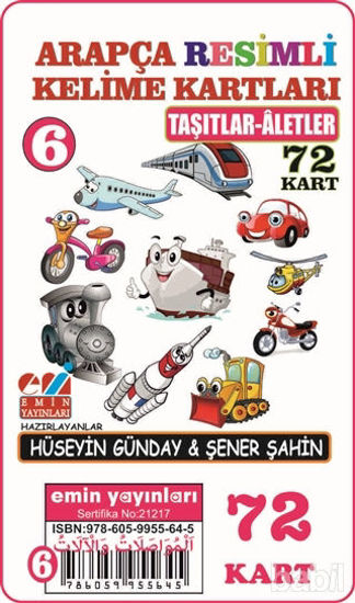 Picture of Taşıtlar Aletler - Arapça Resimli Kelime Kartları 6 72 Kart