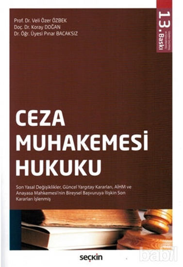 Picture of Ceza Muhakemesi Hukuku