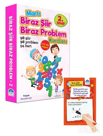 Picture of 2. Sınıf Biraz Şiir Biraz Problem Kartları - Yaz Sil Kalemli