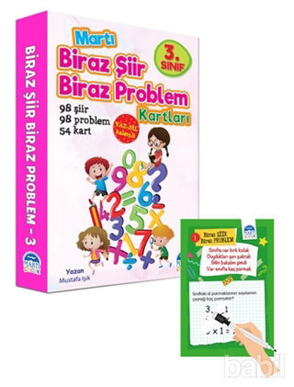 Picture of 3. Sınıf Biraz Şiir Biraz Problem Kartları - Yaz Sil Kalemli