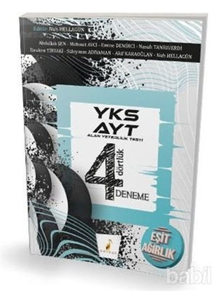 Picture of 2019 YKS AYT Eşit Ağırlık 4 Dörtlük 4 Deneme Sınavı