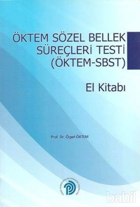 Picture of Öktem Sözel Bellek Süreçleri Testi (Öktem - SBST) El Kitabı