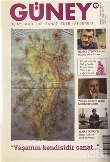 Picture of Güney Üç Aylık Kültür Sanat Edebiyat Dergisi Sayı: 89 Temmuz - Ağustos - Eylül 2019