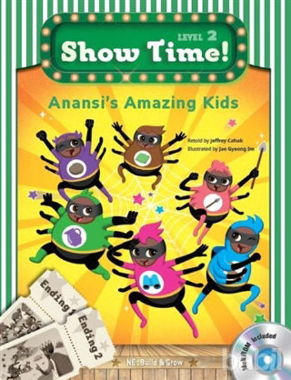Picture of Anansi’s Amazing Kids - Show Time Level 2 (CD'li)