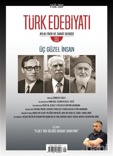 Picture of Türk Edebiyatı Dergisi Sayı: 551 Eylül 2019