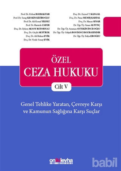 Picture of Özel Ceza Hukuku Cilt 5
