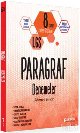Picture of LGS 8. Sınıf Paragraf Denemeler