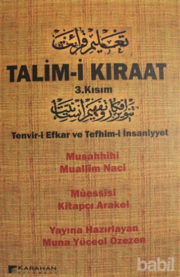 Picture of Talim-i Kıraat 3. Kısım