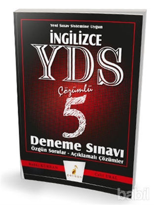 Picture of İngilizce YDS Çözümlü 5 Deneme Sınavı