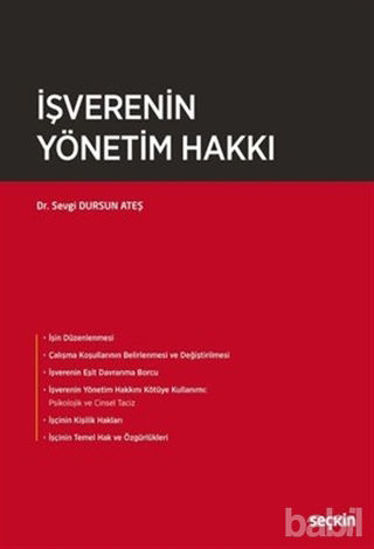 Picture of İşverenin Yönetim Hakkı