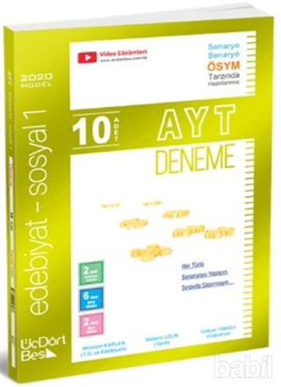 Picture of AYT 10'lu Edebiyat Sosyal 1 Denemesi