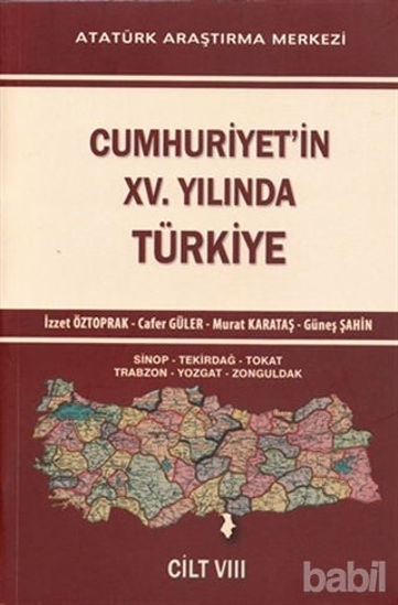 Picture of Cumhuriyet'in 15. Yılında Türkiye Cilt 8
