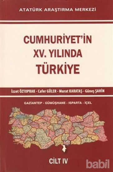 Picture of Cumhuriyet'in 15. Yılında Türkiye Cilt 4