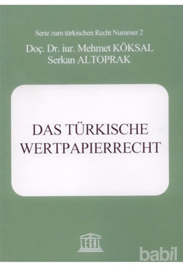 Picture of Das Türkische Wertpapierrecht
