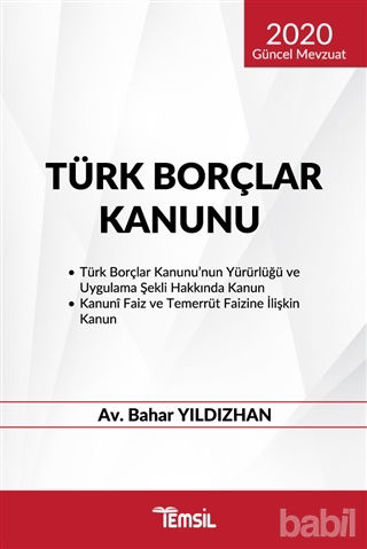 Picture of Türk Borçlar Kanunu (2020 Güncel Mevzuat)