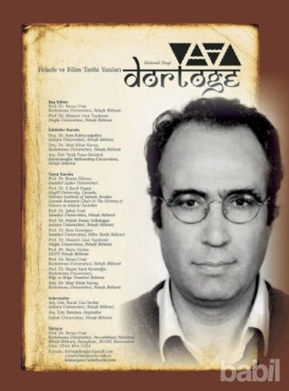 Picture of Dörtöğe Felsefe ve Bilim Tarihi Yazıları Hakemli Dergi Yıl: 8 Sayı:15
