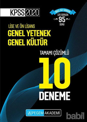 Picture of 2020 KPSS Lise ve Önlisans Adayları İçin Tamamı Çözümlü 10 Deneme