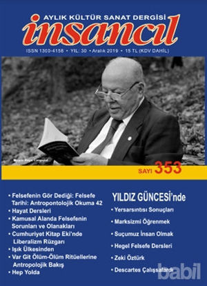 Picture of İnsancıl Aylık Kültür Sanat Dergisi Sayı: 353 Aralık 2019