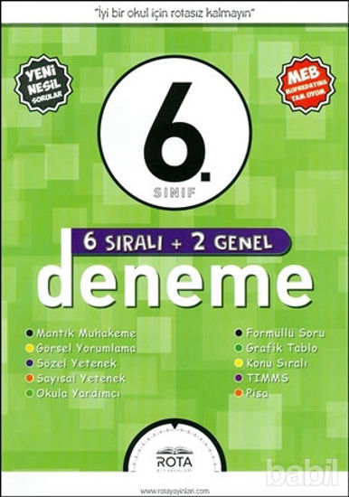 Picture of 6. Sınıf 6 Sıralı 2 Genel Deneme