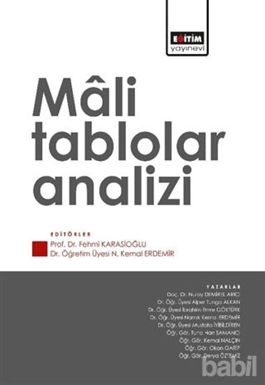Picture of Mali Tablolar Analizi