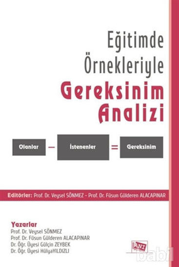Picture of Eğitimde Örnekleriyle Gereksinim Analizi