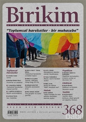 Picture of Birikim Aylık Sosyalist Kültür Dergisi Sayı: 368 Aralık 2019