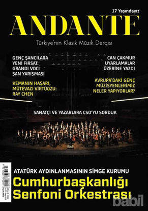 Picture of Andante Müzik Dergisi Yıl: 17 Sayı: 158 Aralık 2019
