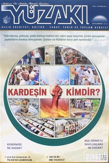 Picture of Yüzakı Aylık Edebiyat, Kültür - Sanat, Tarih ve Toplum Dergisi Sayı: 176 Ekim 2019