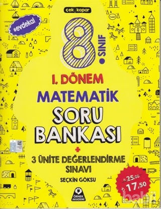 Picture of 8. Sınıf 1. Dönem Matematik Soru Bankası 3 Ünite Değerlendirme Sınavı