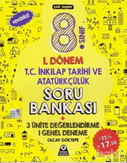 Picture of 8. Sınıf 1. Dönem T.C. İnkılap Tarihi ve Atatürkçülük Soru Bankası 3 Ünite Değerlendirme 1 Genel Deneme