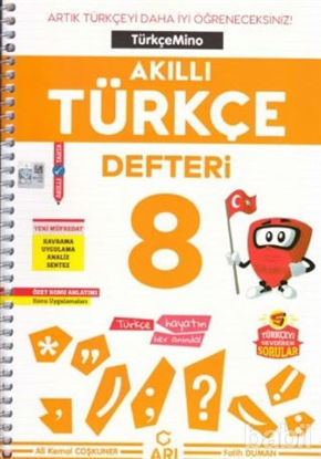 Picture of 8.Sınıf Akıllı Türkçe Defteri Türkçemino 2020