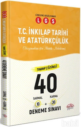 Picture of LGS T.C İnkılap Tarihi ve Atatürkçülük Tamamı Çözümlü 40 Deneme Sınavı