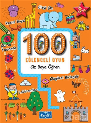 Picture of 100 Eğlenceli Oyun - Çiz Boya Öğren