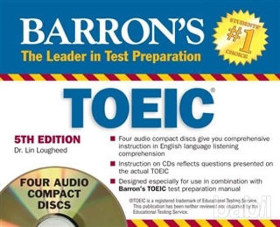 Picture of Barrons Toeic Test 5.Ed.Four Audio Compact Discs