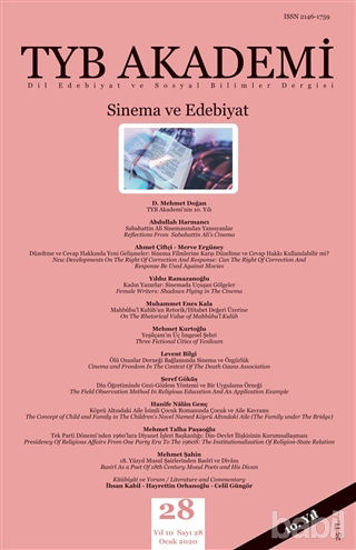 Picture of TYB Akademi Dergisi Sayı: 28 Şubat 2020