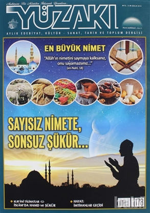 Picture of Yüzakı Aylık Edebiyat, Kültür - Sanat, Tarih ve Toplum Dergisi Sayı: 178 Aralık 2019