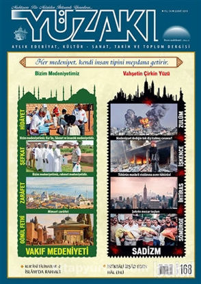 Picture of Yüzakı Aylık Edebiyat, Kültür, Sanat, Tarih ve Toplum Dergisi Sayı: 168 Şubat 2019