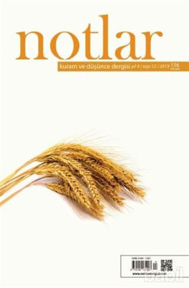 Picture of Notlar Kuram ve Düşünce Dergisi 12. sayı