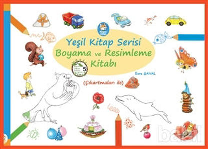Picture of Yeşil Kitap Serisi - Boyama ve Resimleme Kitabı (Çıkartmaları ile)