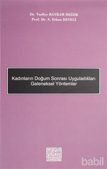 Picture of Kadınların Doğum Sonrası Uyguladıkları Geleneksel Yöntemler