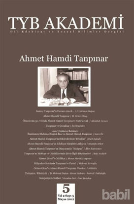 Picture of TYB Akademi Dergisi Sayı: 5 Mayıs 2012